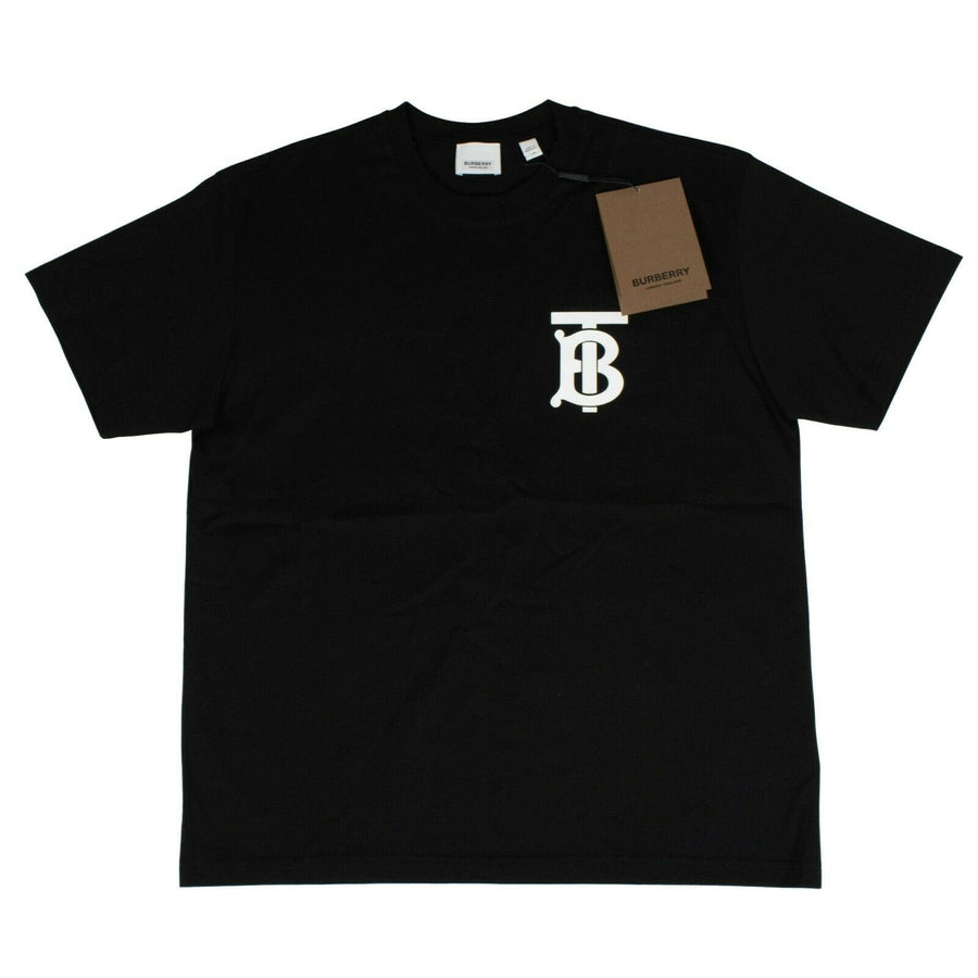 Women's Burberry x Riccardo Tisci Oversize Fit Logo T-Shirt - Black