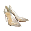 Degrastrass Pvc Crystal 100mm Pumps - Clear / Silver Glitter