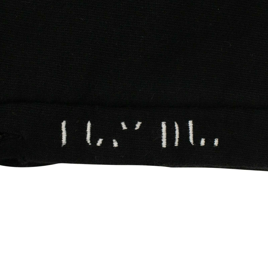 Cotton Drawstring Hoodie Hat - Black