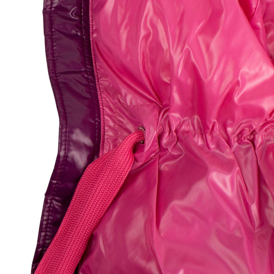 'Wilson' Down Filled Quilted Puffer Coat - Purple