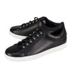 Vulcano Leather Sneakers - Black