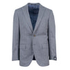 Striped Wool Two Button Suit - Grey