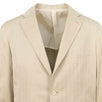 Drop 8 Cotton 3 Roll 2 Button Slim Fit Suit - Beige
