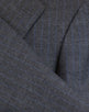 Drop 7 Pin Striped Wool 3/2 Button Suit - Gray / Blue