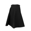 A-Line Pleated Mini Skirt - Black