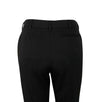 Wool Blend Pleated Pants - Black