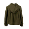 Wool Safari Flare Jacket - Hunter Green