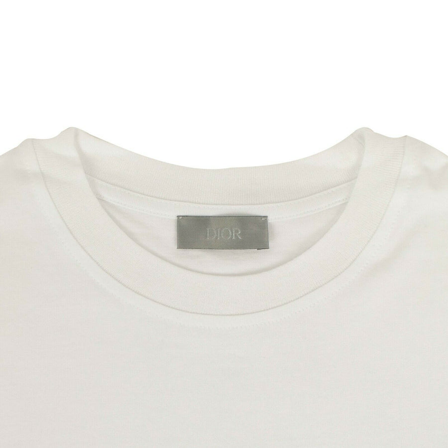 CHRISTIAN DIOR x DANIEL ARSHAM Cotton Printed Logo T-Shirt - White
