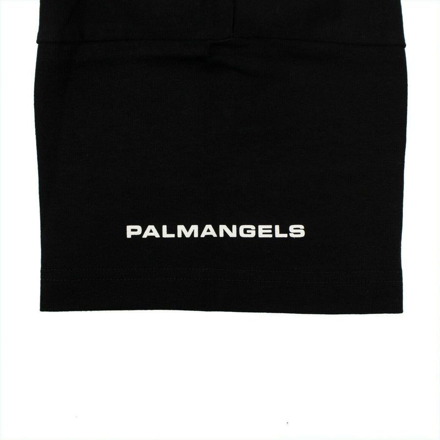 Cotton Eagle Loose Short Sleeve T-Shirt - Black