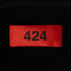 Cotton Front Graphic 424 Hooded Sweatshirt - Black