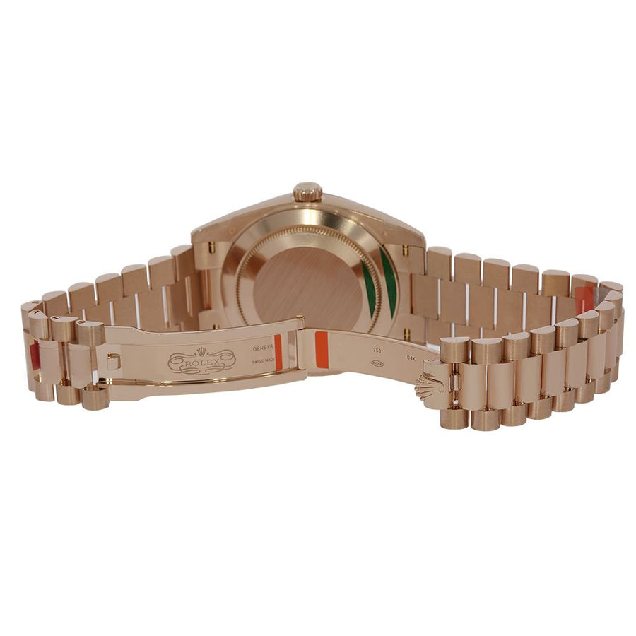 Rolex Day-Date 40, Rose Gold White Roman Dial 40MM Watch 228235