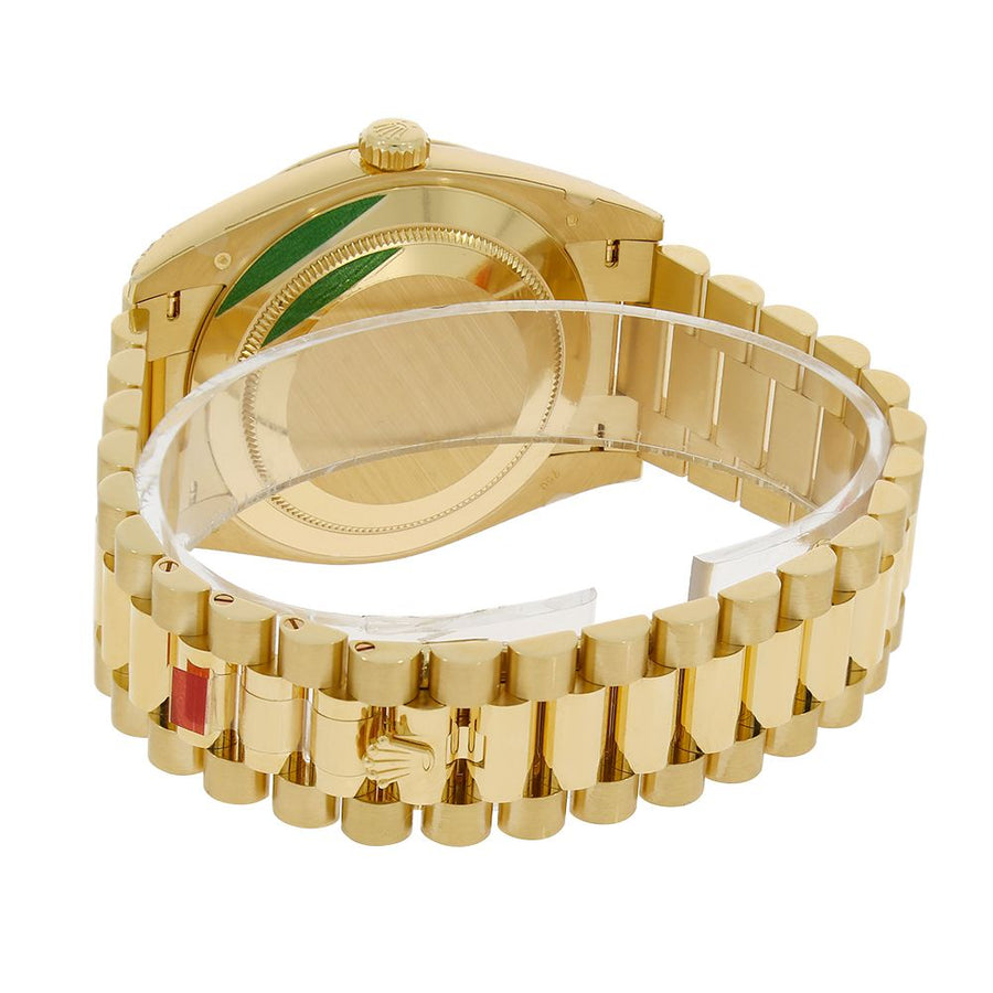 Rolex Day-Date 40, Yellow Gold Silver Roman Dial 40MM Watch 228238