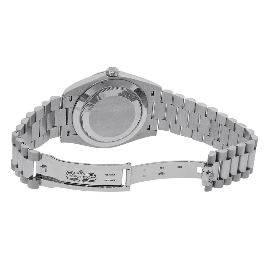 Rolex Day-Date 40, White Gold Blue Roman Dial 40MM Watch 228239