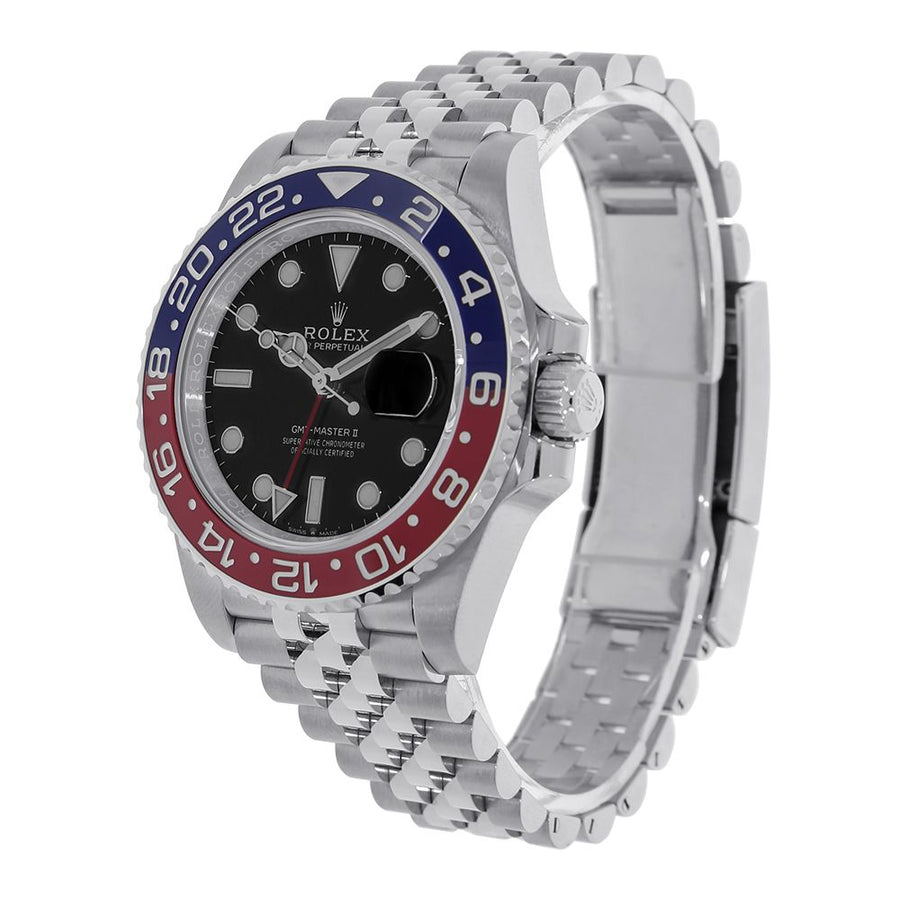 Rolex GMT Master II, Stainless-Steel Ceramic Pepsi Bezel 40MM Watch 126710BLRO(PRE-OWNED)