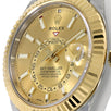 Rolex Sky-Dweller, Steel and Yellow Gold Champagne Dial 42MM Watch 326933