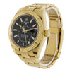 Rolex Sky-Dweller, Yellow Gold Black Dial 42MM Watch 326938