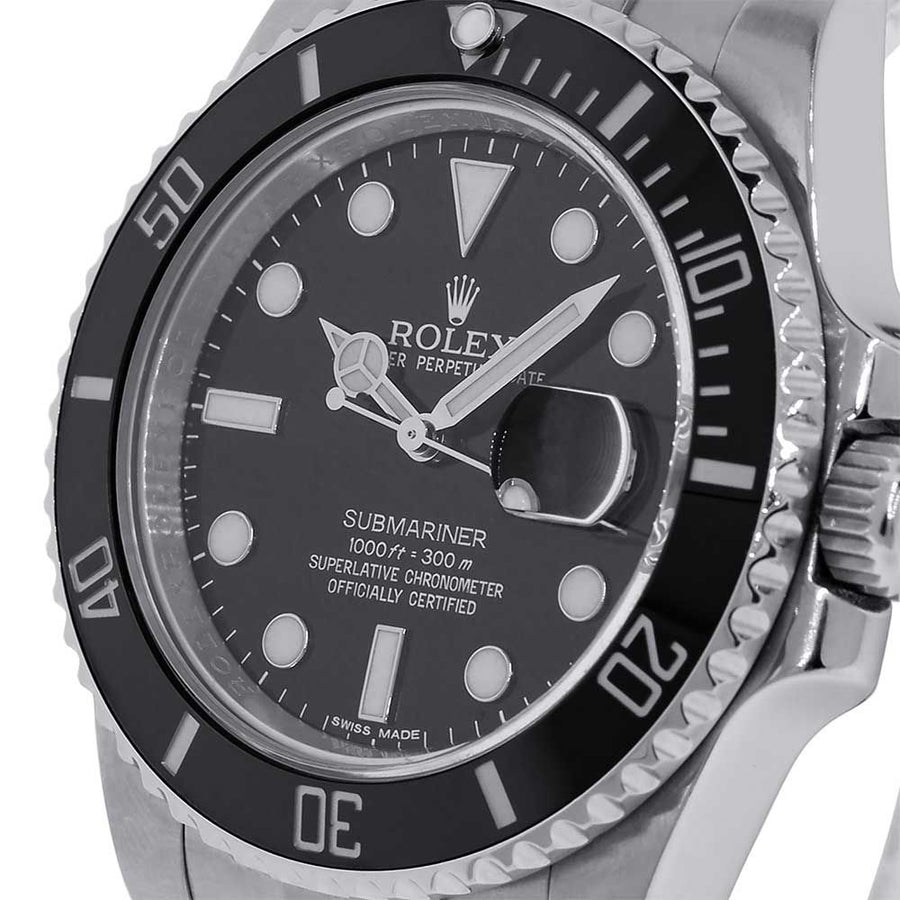 Rolex Submariner, Stainless-Steel Date Black Diver 40MM Watch 116610LN(PRE-OWNED)