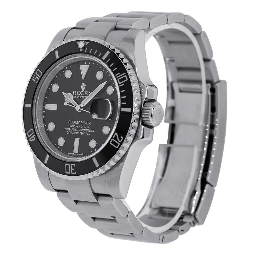 Rolex Submariner, Stainless-Steel Date Black Diver 40MM Watch 116610LN