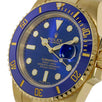 Rolex Submariner, Yellow Gold Date Blue Dial 40MM Watch 116618LB(PRE-OWNED)