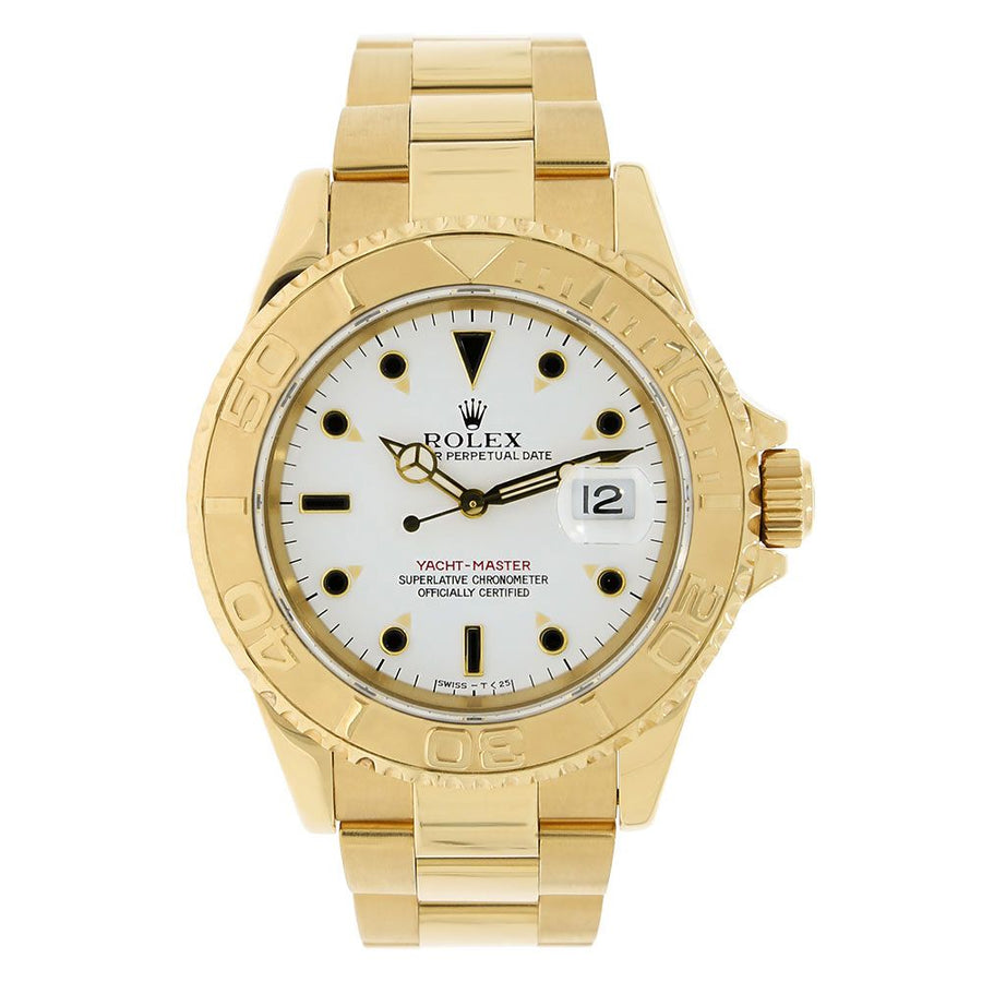 Rolex Yacht-Master 40, 18K Yellow Gold Oyster 40MM Watch 16628(PRE-OWNED)