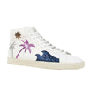 Leather Sea Sex & Sun High Top Sneaker - White
