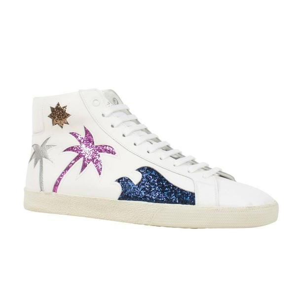 Leather Sea Sex & Sun High Top Sneaker - White